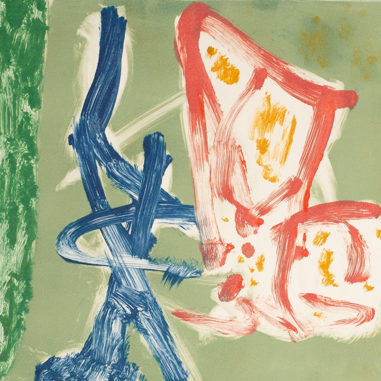 Jacob Kainen Abstract Signed Lithograph 1977