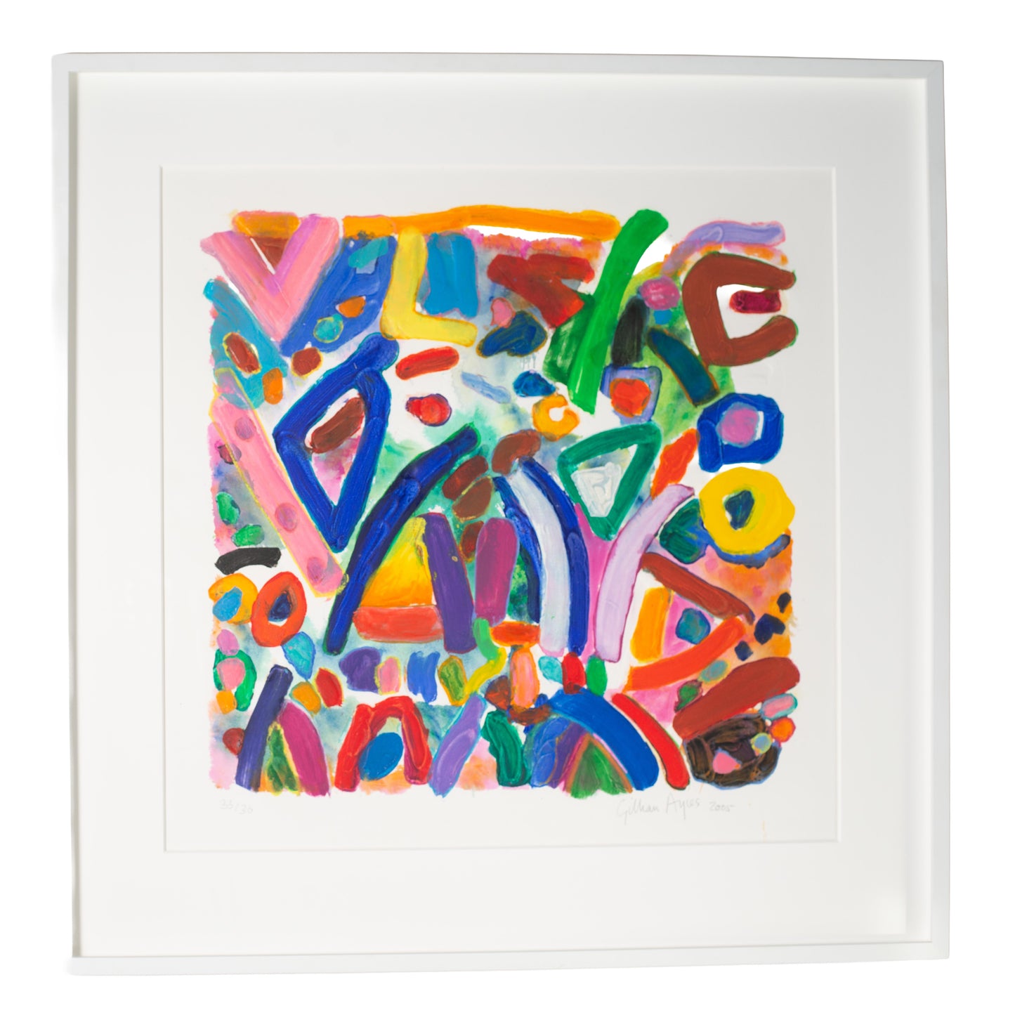 Gillian Ayres "Ju Ju" Signed/Numbered Etching