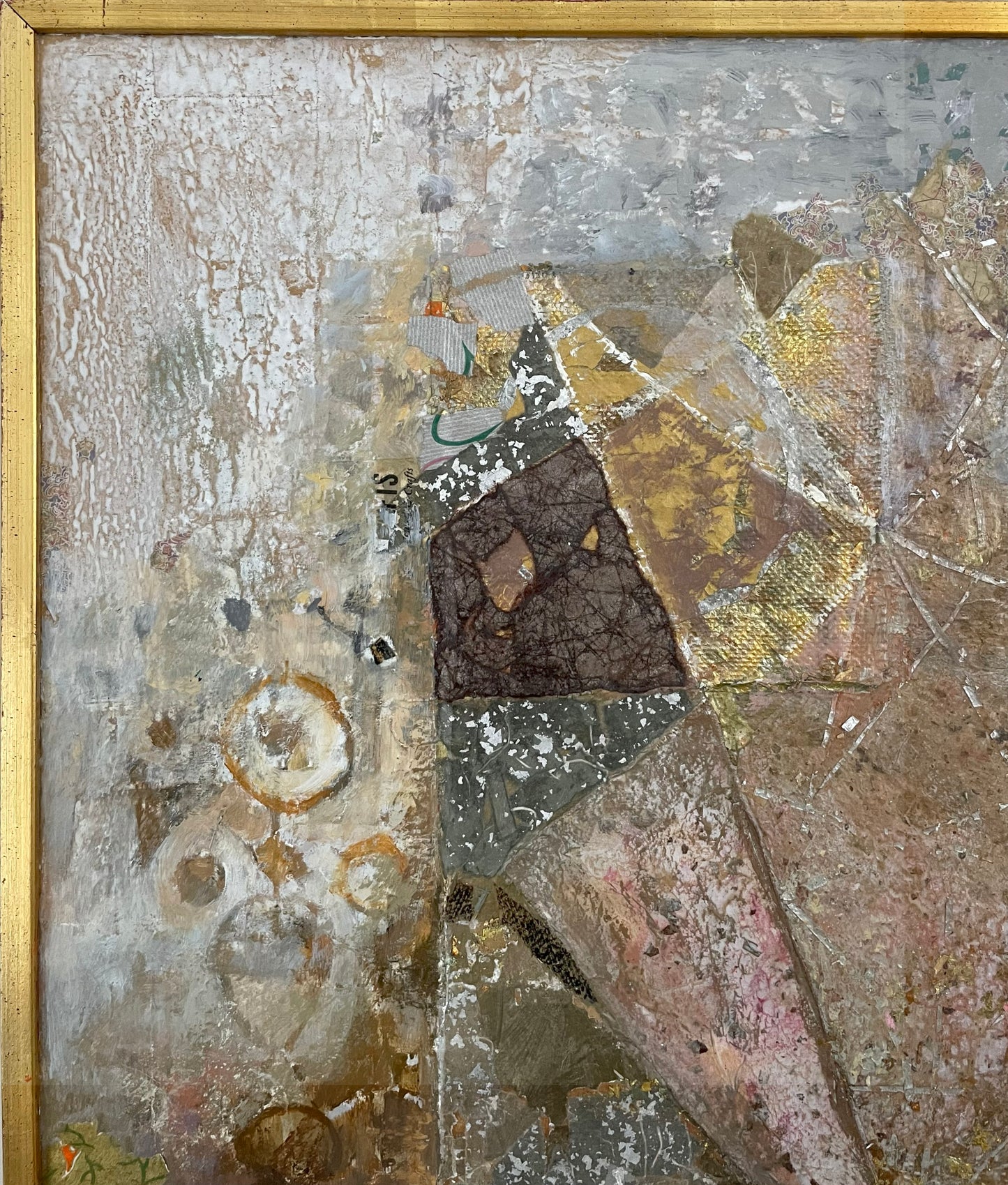 Gladys Goldstein "In October" Oil Painting with Mixed Media