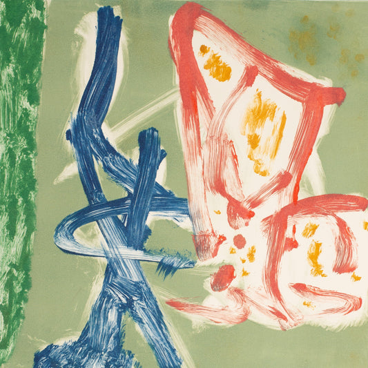 Jacob Kainen Abstract Signed Lithograph 1977