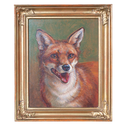 Anthony Barnham Fox Portrait Oil Painting