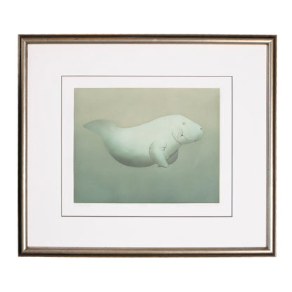 Beth Van Hoesen "Manatee" Etching 1988