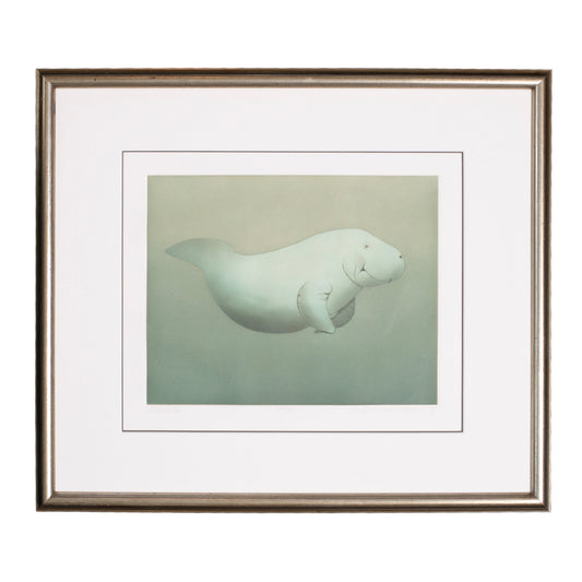 Beth Van Hoesen "Manatee" Etching 1988