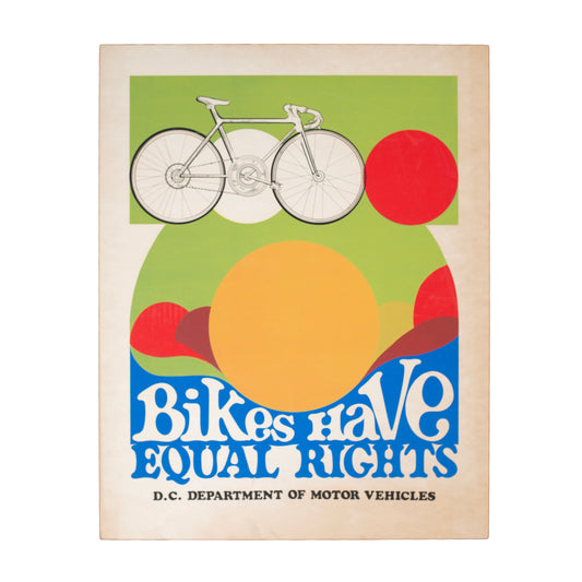 Lou Stovall "Bikes Have Equal Rights" Vintage Poster (Unsigned)