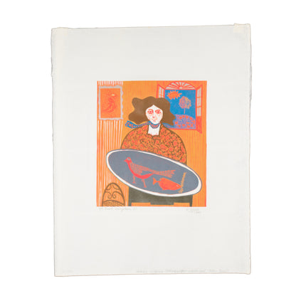 Naul Ojeda "Good Neighbors" Woodcut