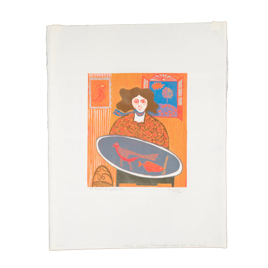 Naul Ojeda "Good Neighbors" Woodcut